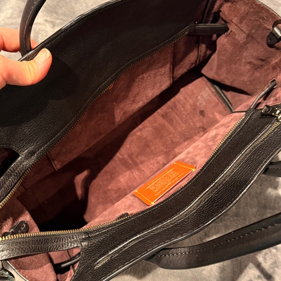 Rare Coach Shadow Carryall Leather Tote - Picture 13 of 16